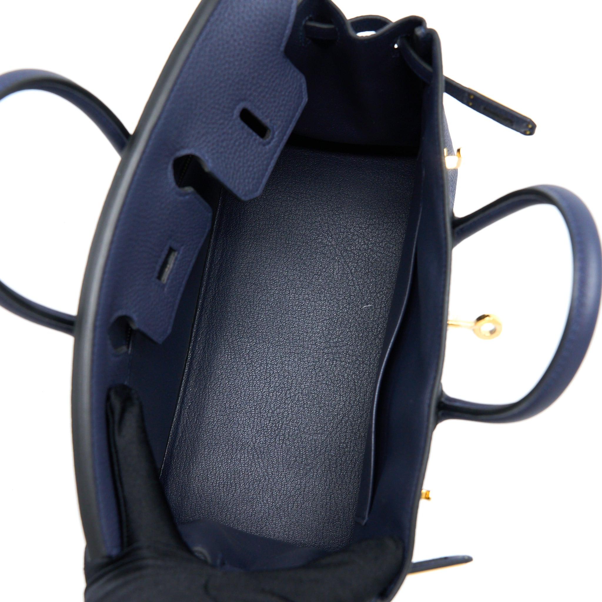 HERMES BIRKIN 25 TOGO BLUE NUIT GHW