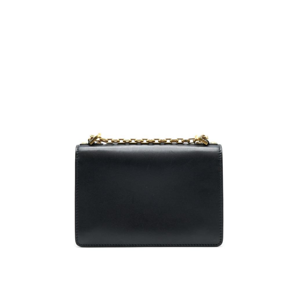 DIOR J'ADIOR MEDIUM FLAP BAG WITH CHAIN BLACK GHW