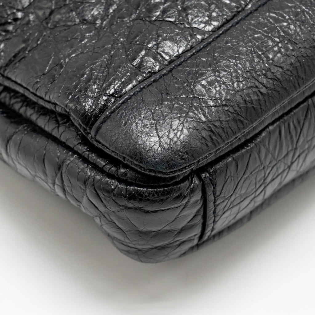BALENCIAGA BRIEFCASE LEATHER BLACK SHW