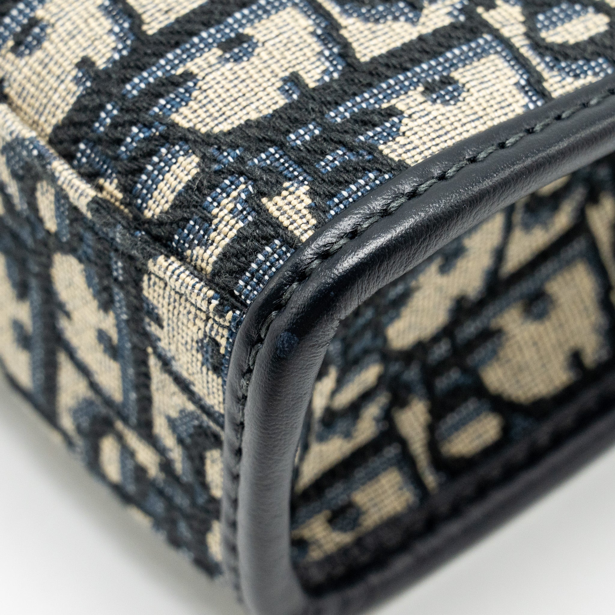 DIOR 30 MONTAIGNE DEA POUCH BLUE OBLIQUE JACQUARD GHW