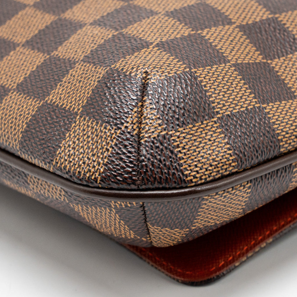 LOUIS VUITTON VINTAGE MUSETTE TANGO DAMIER EBENE CANVAS GHW