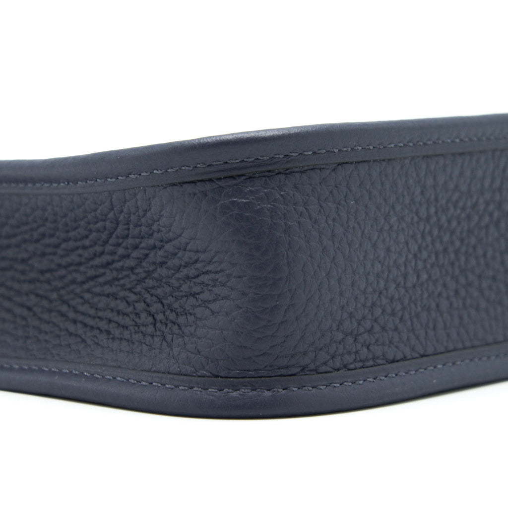 HERMES MINI EVELYNE BLUE NUIT/ BLUE INDIGO GHW