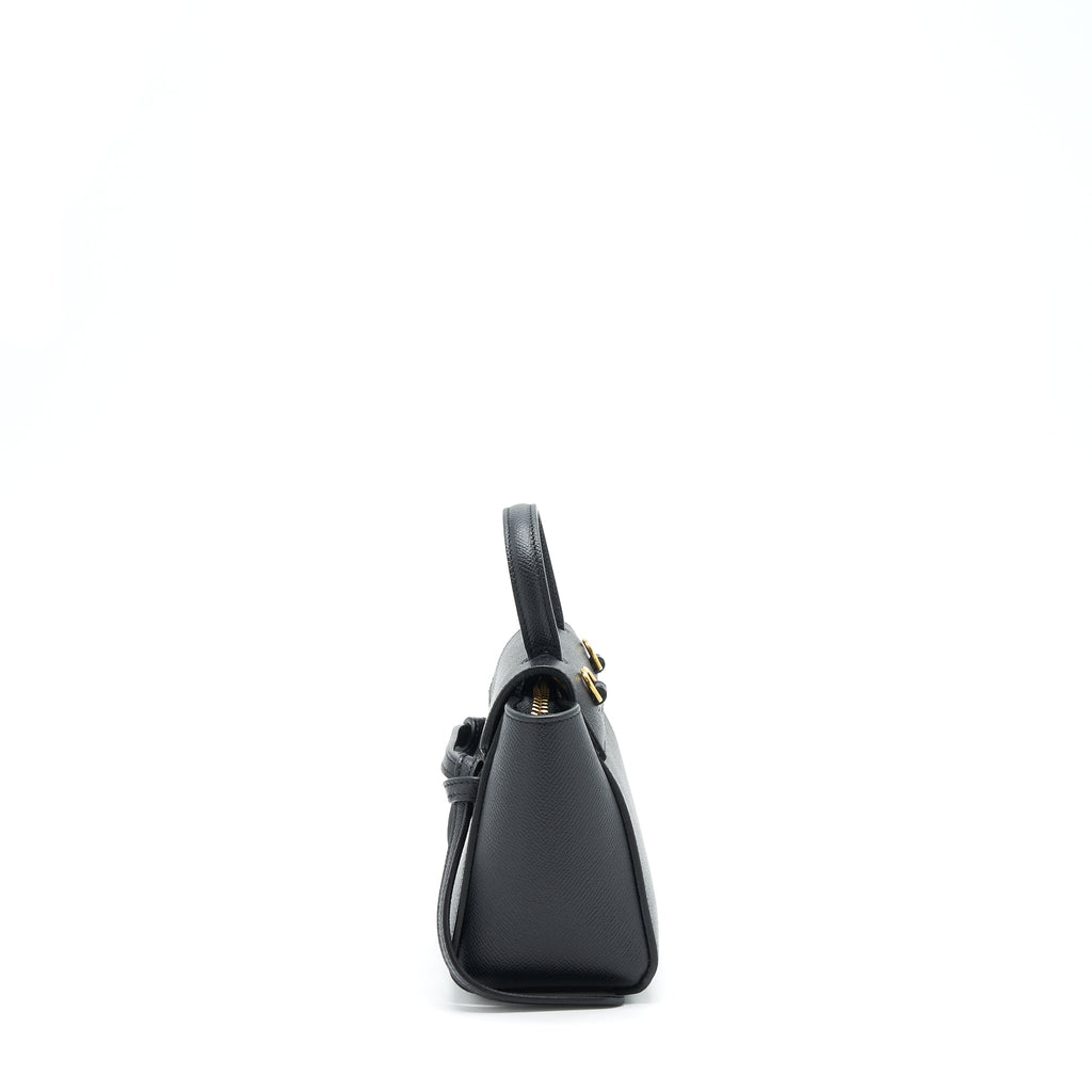 CELINE PICO BELT BAG CALFSKIN BLACK GHW