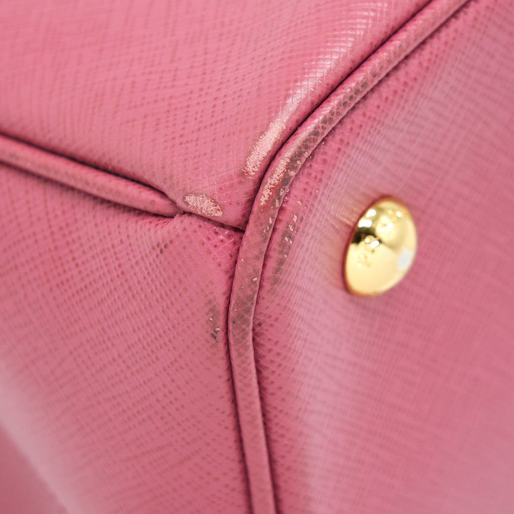 PRADA SAFFIANO TOTE BAG PINK GHW
