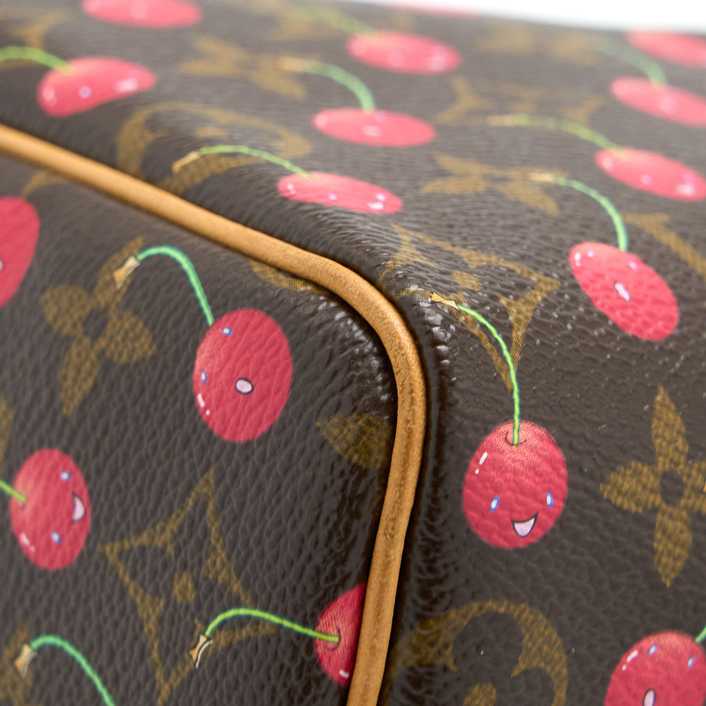 LOUIS VUITTON SPEEDY 25 CHERRY BLOSSOM MONOGRAM CANVAS GHW