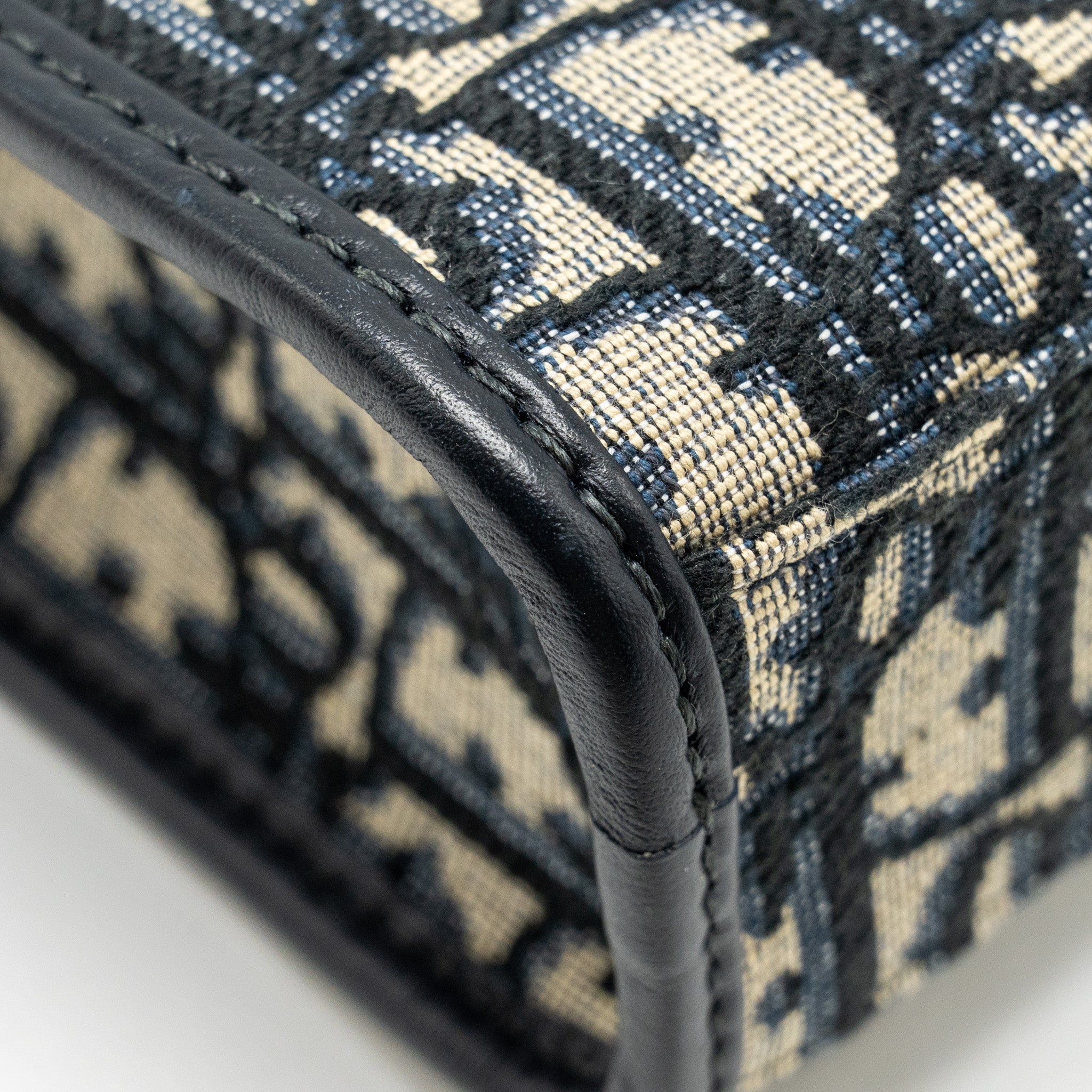 DIOR 30 MONTAIGNE DEA POUCH BLUE OBLIQUE JACQUARD GHW