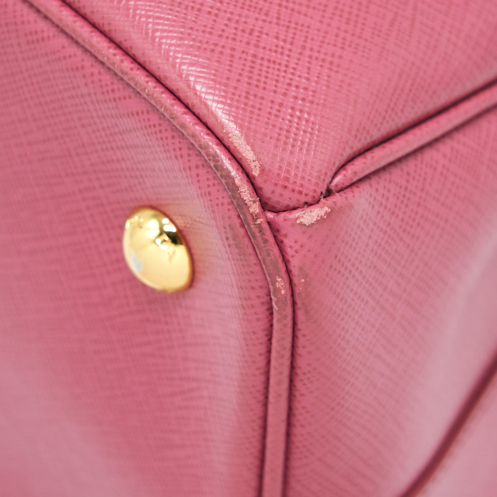 PRADA SAFFIANO TOTE BAG PINK GHW