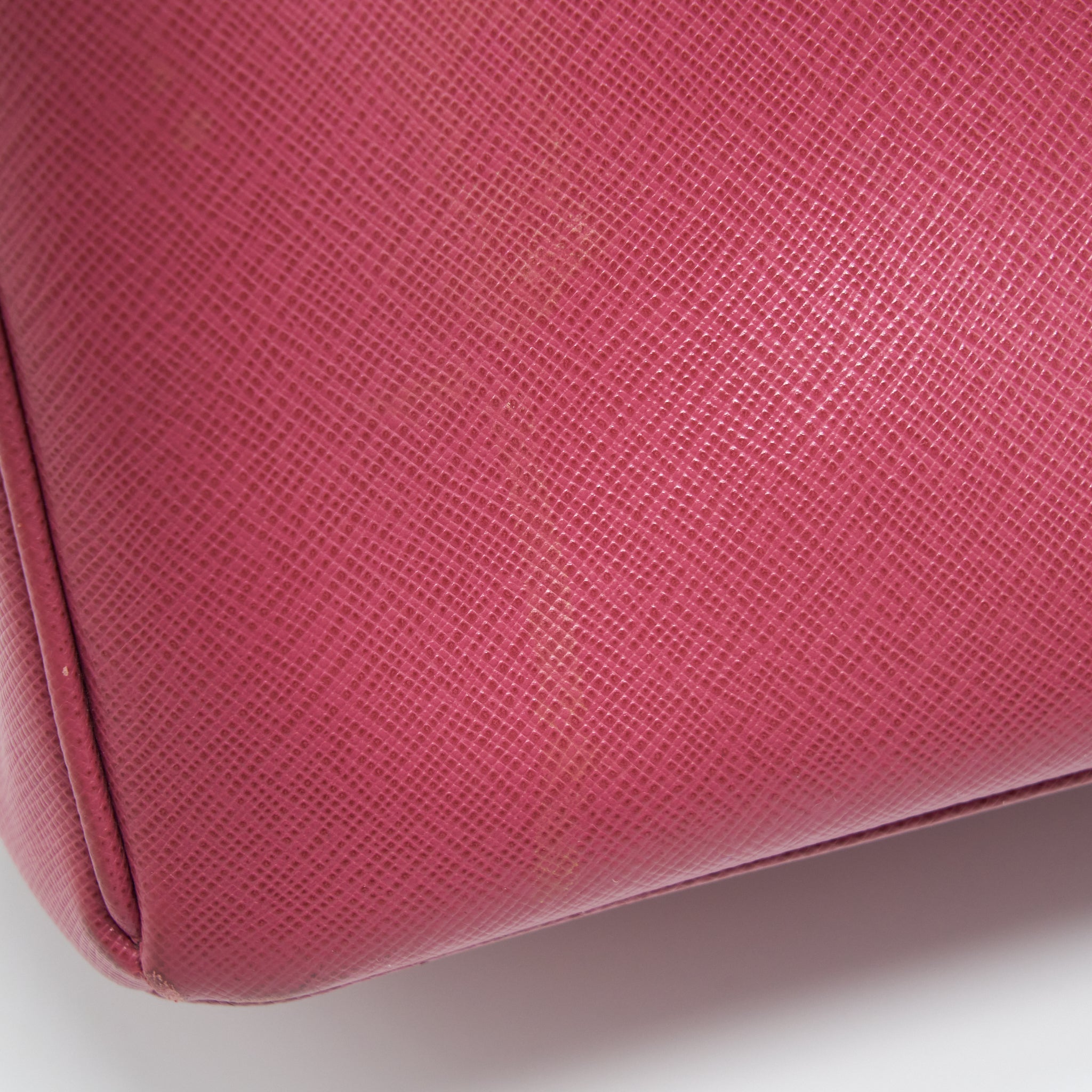 PRADA SAFFIANO TOTE BAG PINK GHW