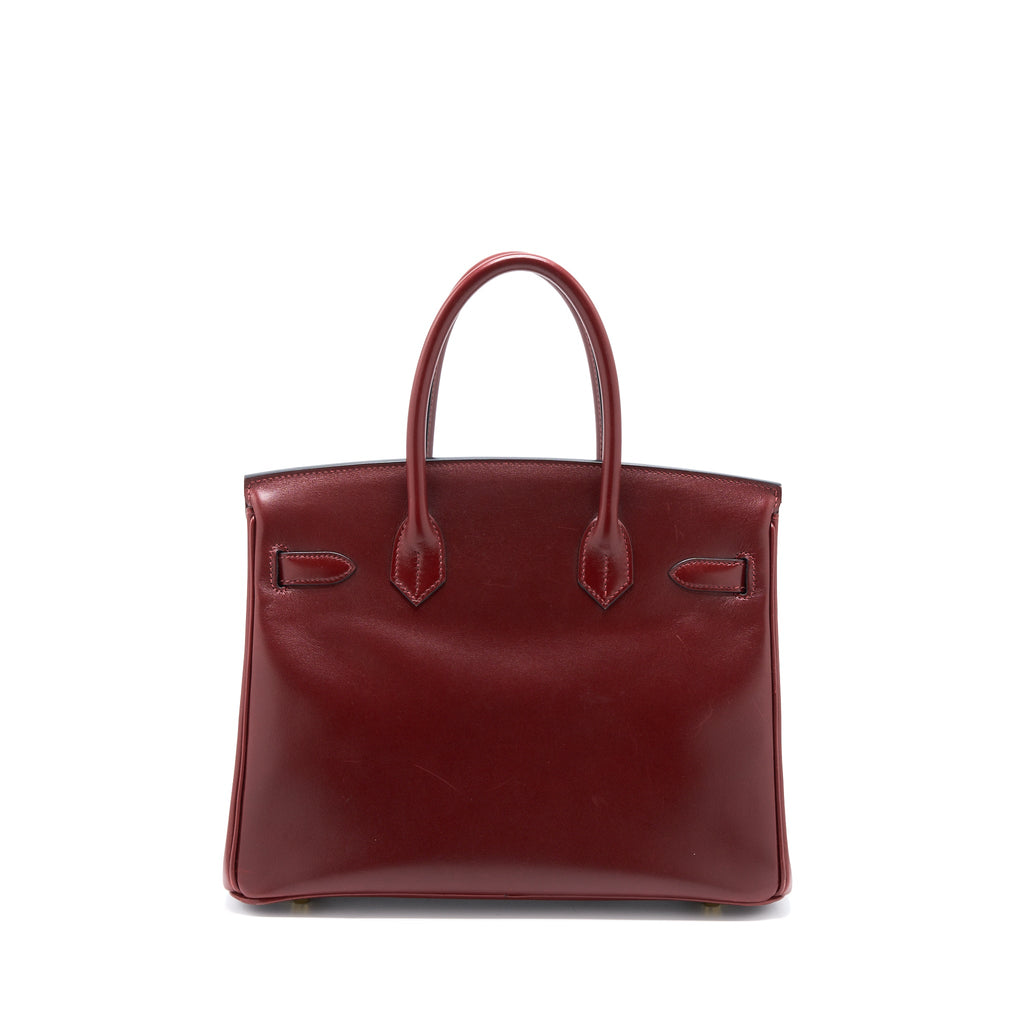 HERMES BIRKIN 30 BOX ROUGE H GHW