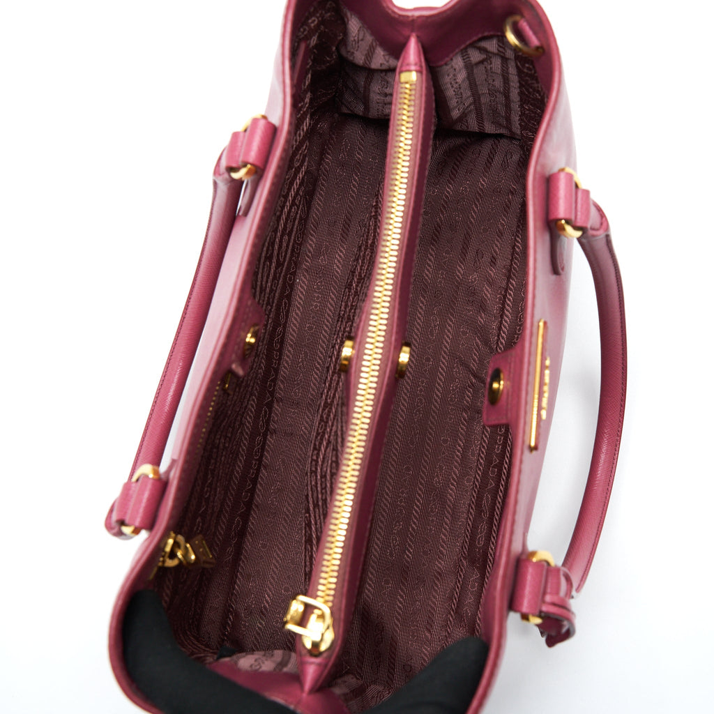 PRADA SAFFIANO TOTE BAG PINK GHW