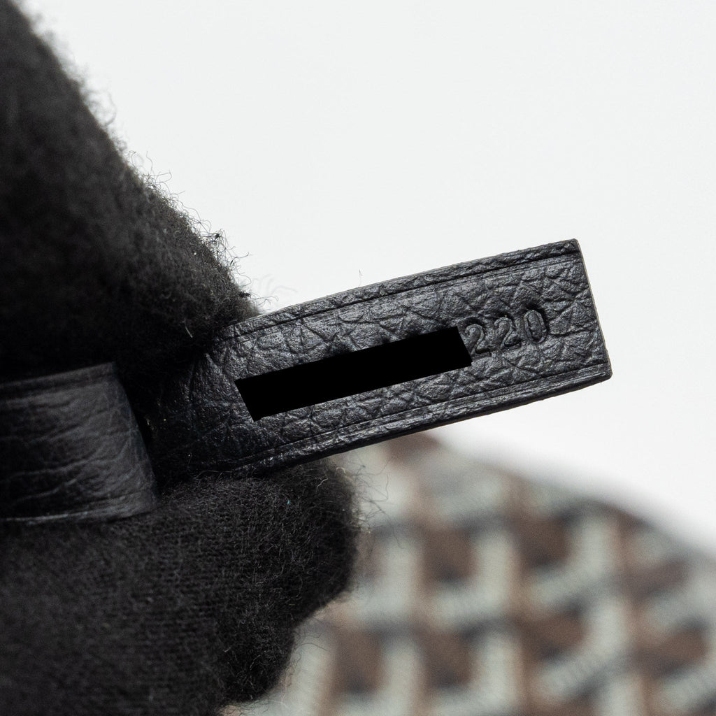 GOYARD BOHEME HOBO BAG GOYARDLINE CANVAS/CALFSKIN BLACK SHW