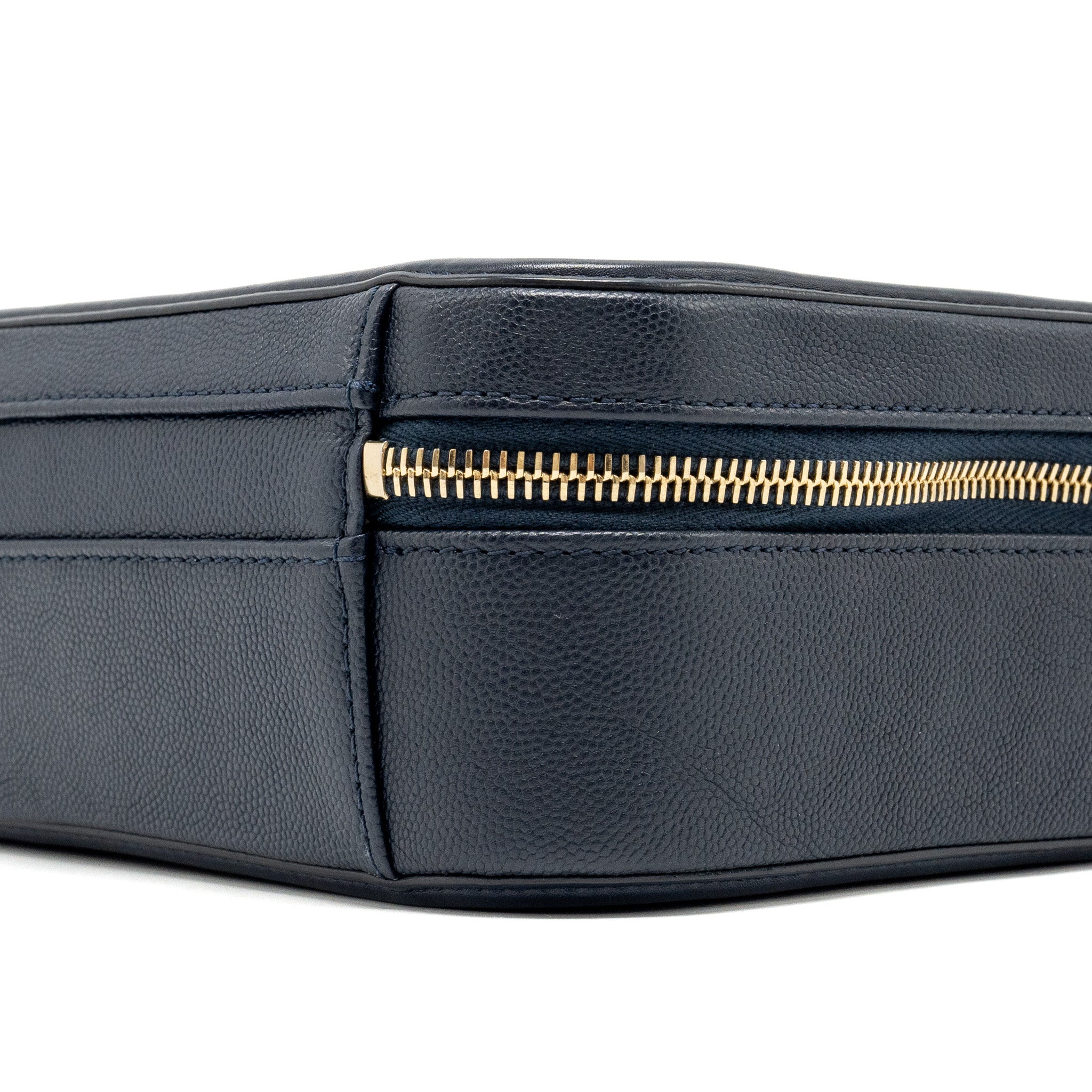 CHANEL FILIGREE CAMERA BAG CAVIAR DARK BLUE GHW