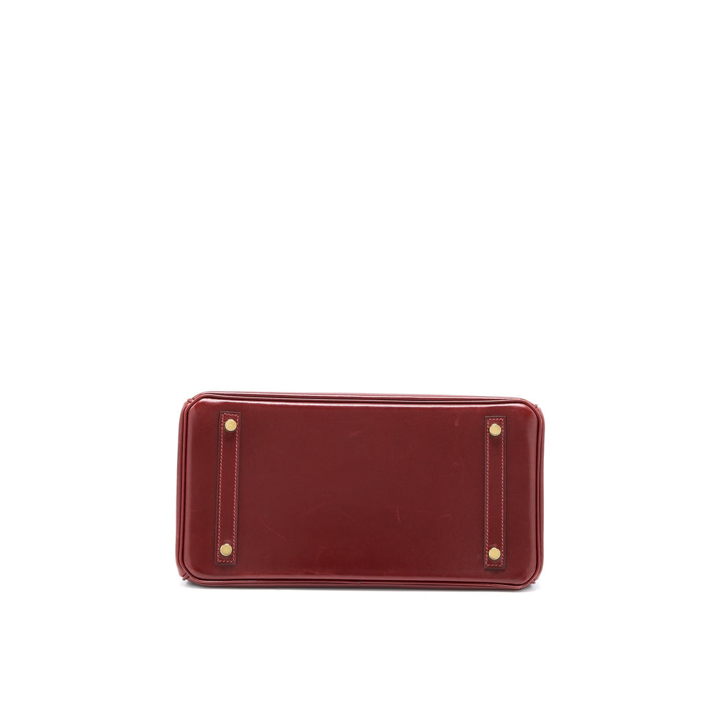 HERMES BIRKIN 30 BOX ROUGE H GHW