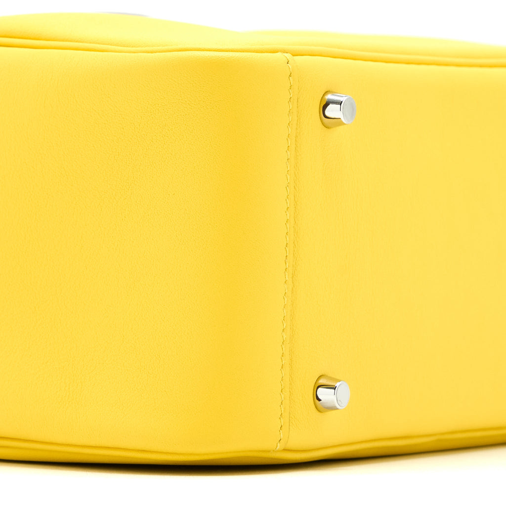 HERMES MINI LINDY SWIFT 9O JAUNE DE NAPLES SHW