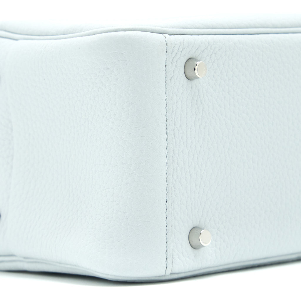 HERMES MINI LINDY CLEMENCE BLUE PALE SHW