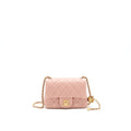CHANEL 21B LIGHT PINK PEARL CRUSH MINI SQUARE FLAP BAG GHW