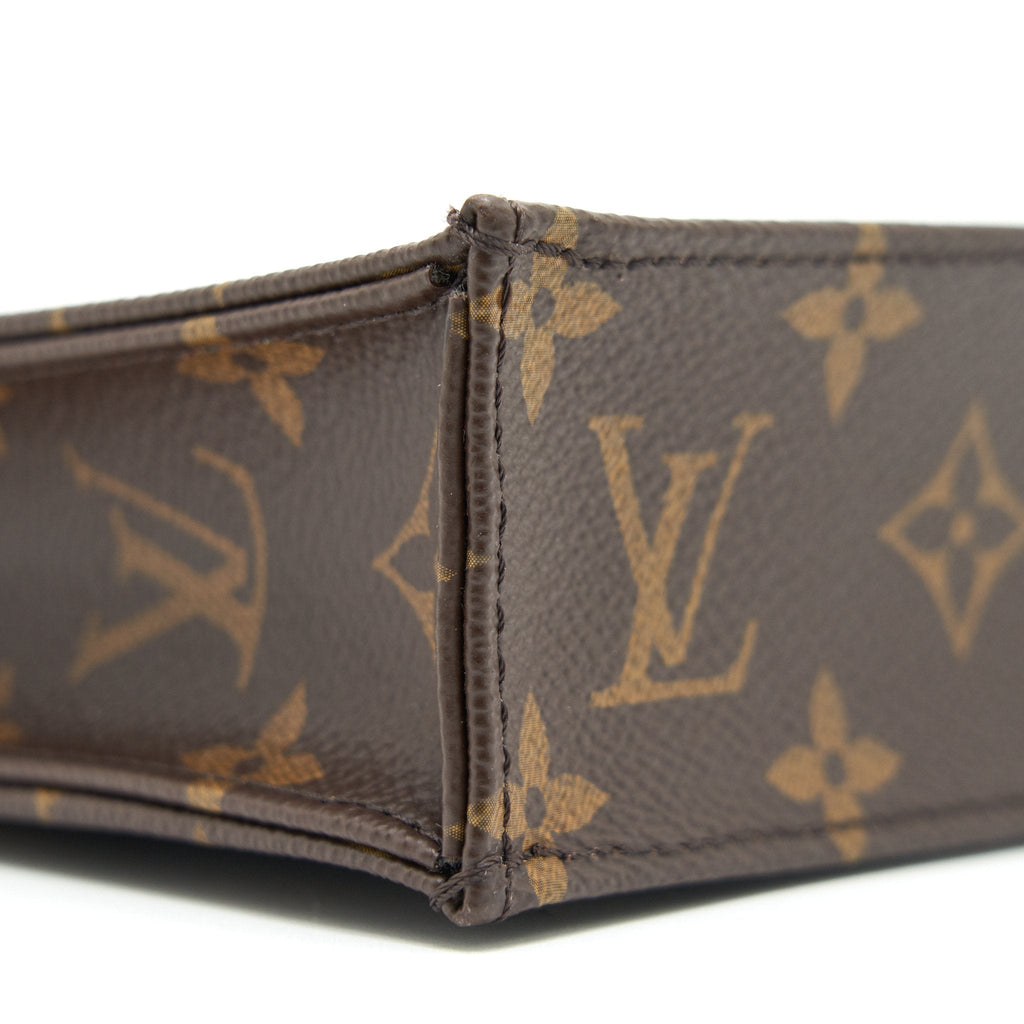 LOUIS VUITTON PETIT SAC PLAT MONOGRAM CANVAS