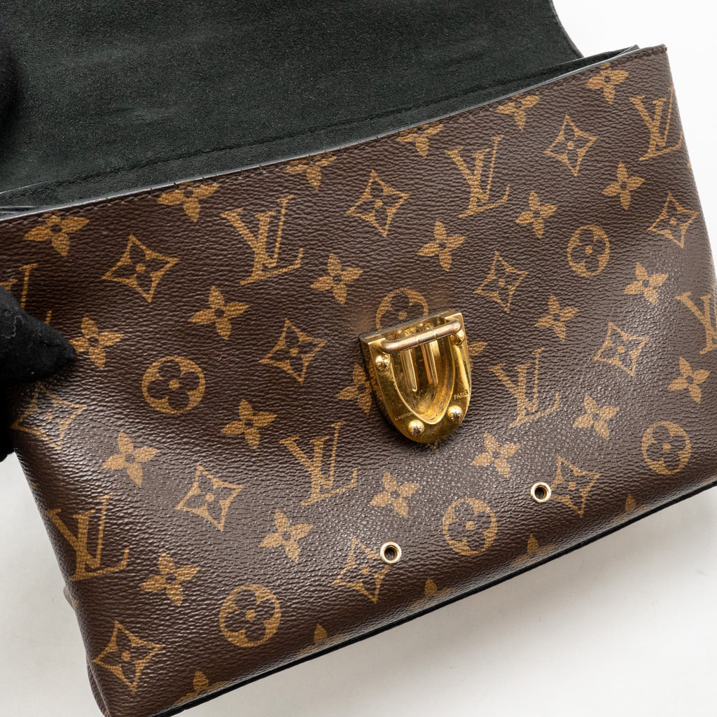 LOUIS VUITTON ONE HANDLE MM MONOGRAM CANVAS/ LEATHER BLACK GHW
