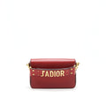 DIOR J'ADIOR CLUTCH WITH HANDLE RED WITH GHW
