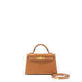 HERMES MINI KELLY 20CM EPSOM GOLD GHW