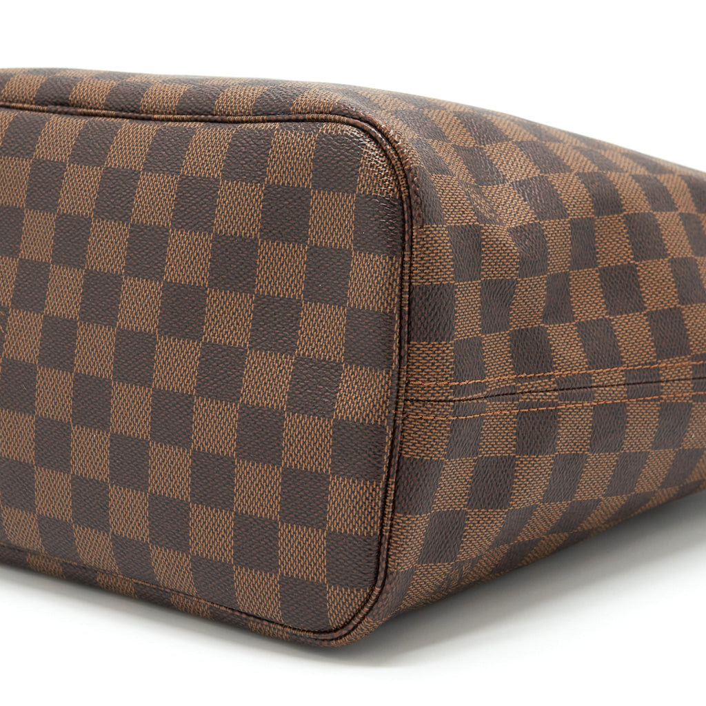 LOUIS VUITTON NEVERFULL MM DAMIER EBENE GHW
