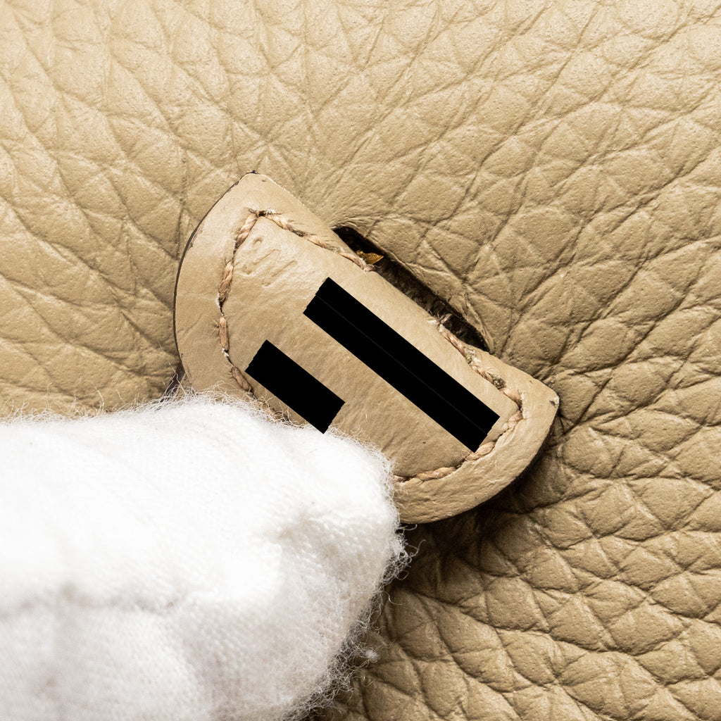 HERMES MINI EVELYNE CLEMENCE BEIGE MARFA GHW