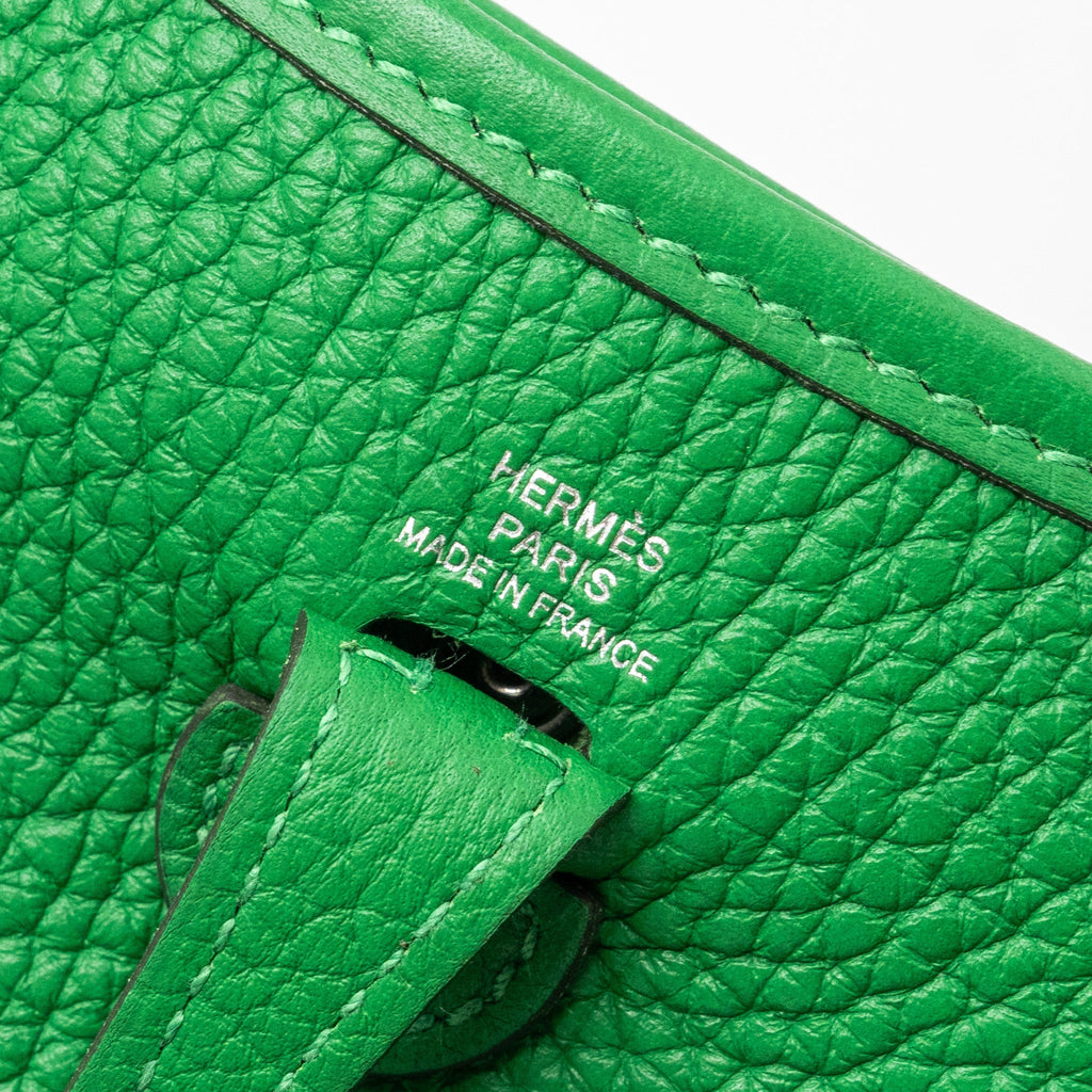 HERMES MINI EVELYNE CLEMENCE BAMBOU WITH MULTICOLOUR STRAP SHW