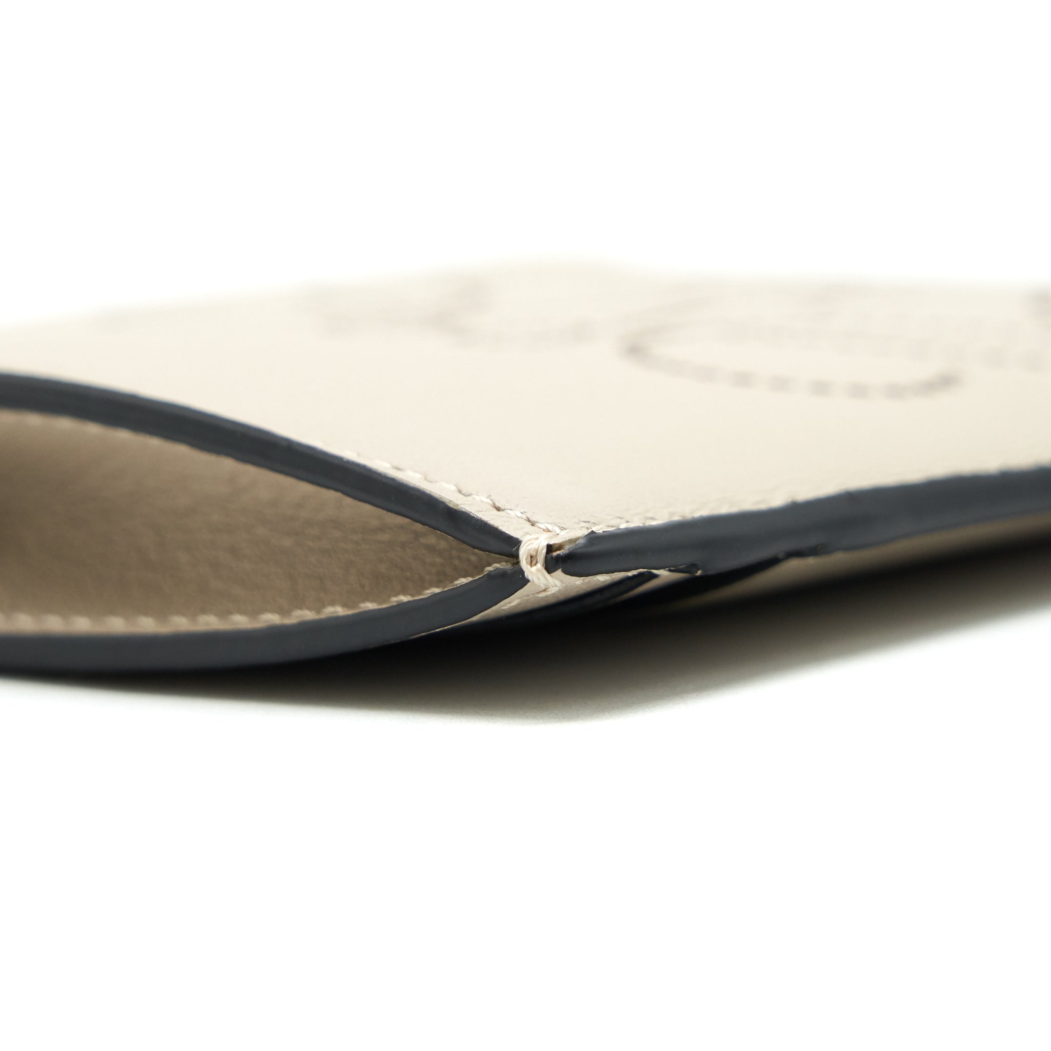 LOEWE BRAND COIN CARDHOLDER CALFSKIN LIGHT OAT/ TAN