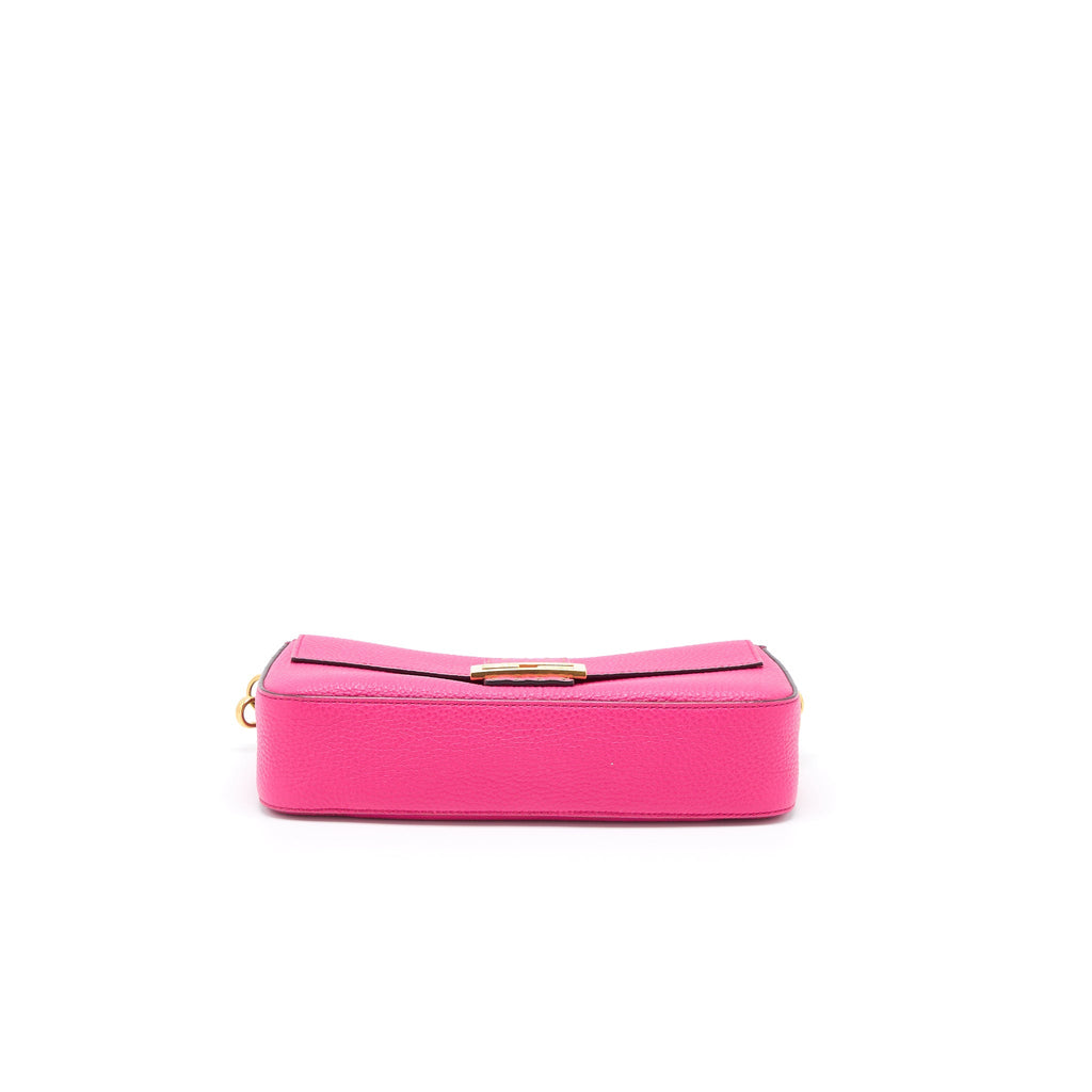 FENDI BAGUETTE BAG CALFSKIN PINK GHW