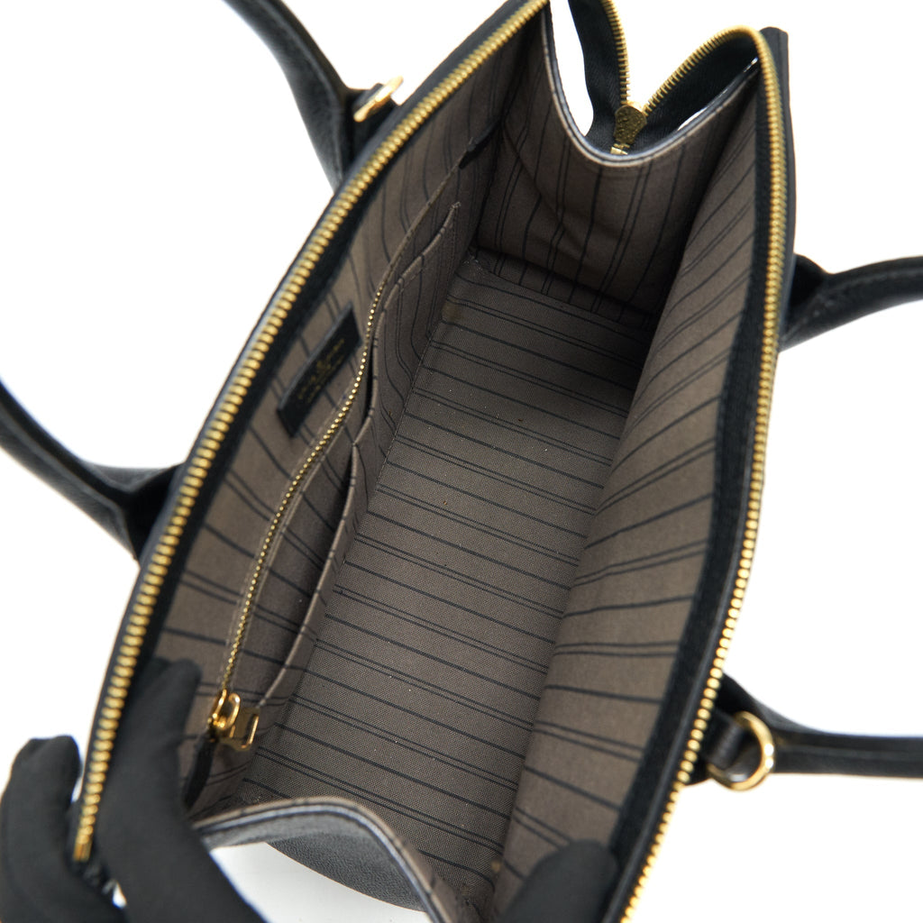 LOUIS VUITTON MONOGRAM EMPREINTE PONT NEUF MM NOIR