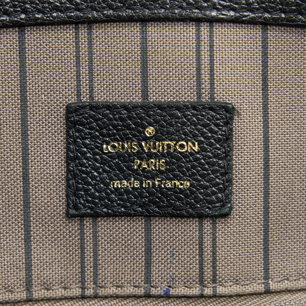 LOUIS VUITTON MONOGRAM EMPREINTE PONT NEUF MM NOIR