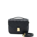 LOUIS VUITTON POCHETTE MÉTIS MONOGRAM EMPREINTE BLACK GHW