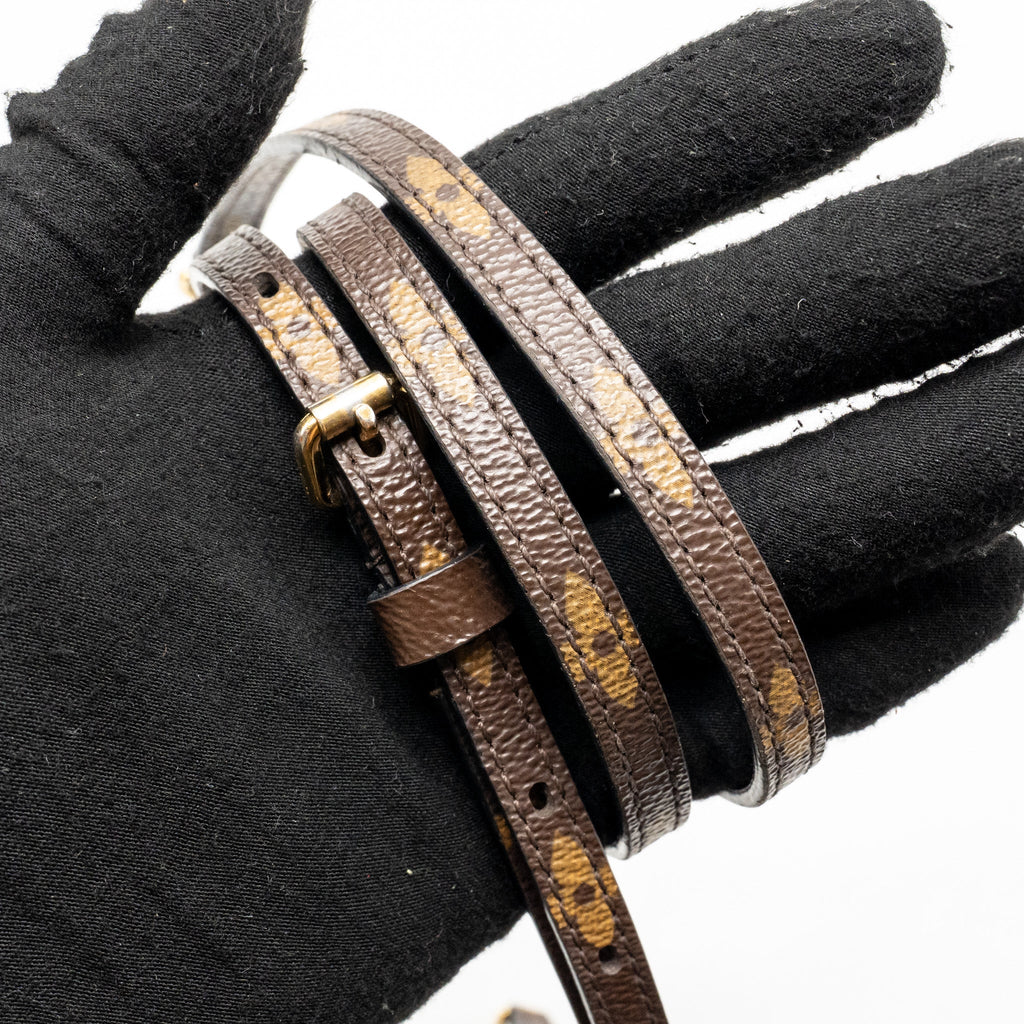 LOUIS VUITTON ONE HANDLE MM MONOGRAM CANVAS/ LEATHER BLACK GHW
