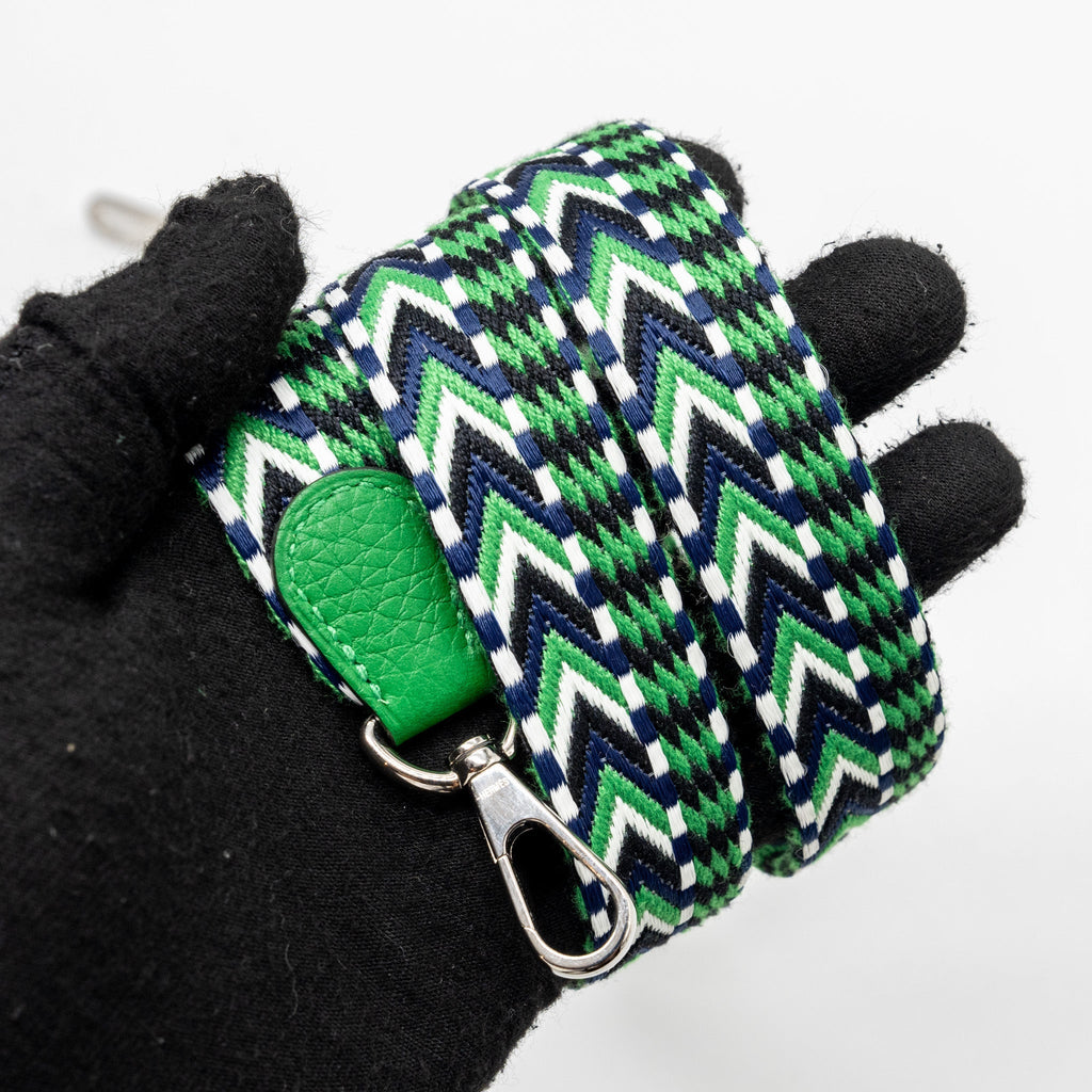 HERMES MINI EVELYNE CLEMENCE BAMBOU WITH MULTICOLOUR STRAP SHW
