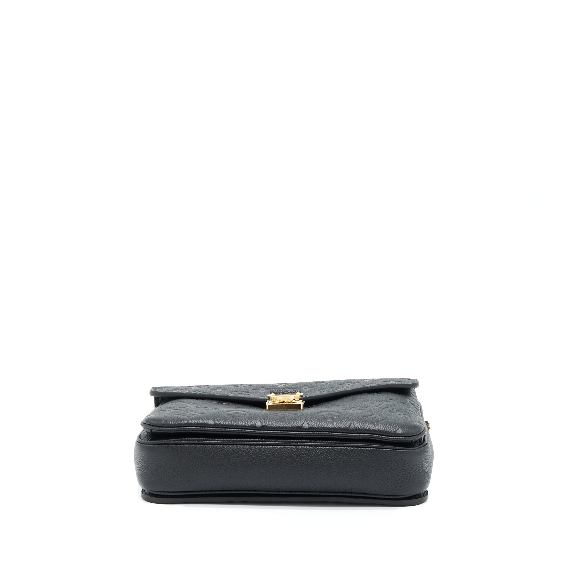 LOUIS VUITTON POCHETTE MÉTIS MONOGRAM EMPREINTE BLACK GHW