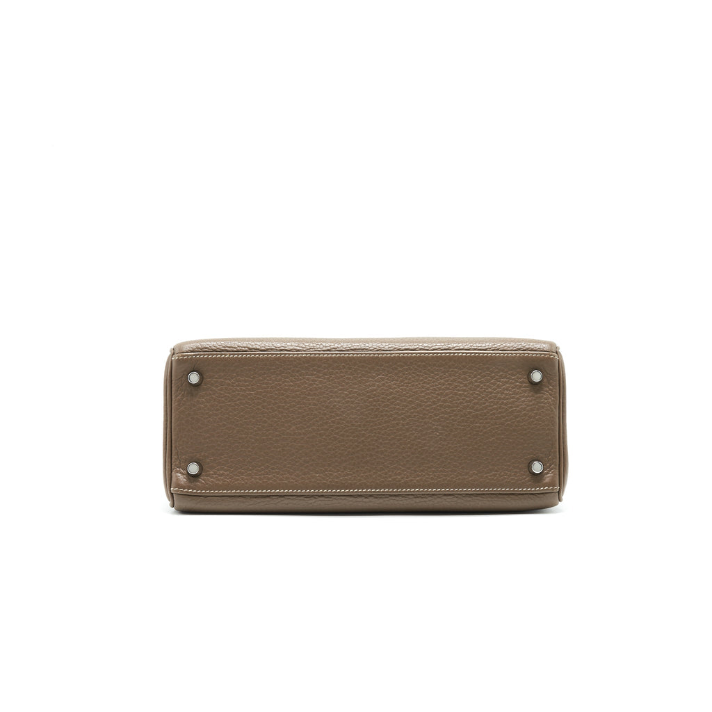 HERMES KELLY 28 ETOUPE SHW CLEMENCE LEATHER