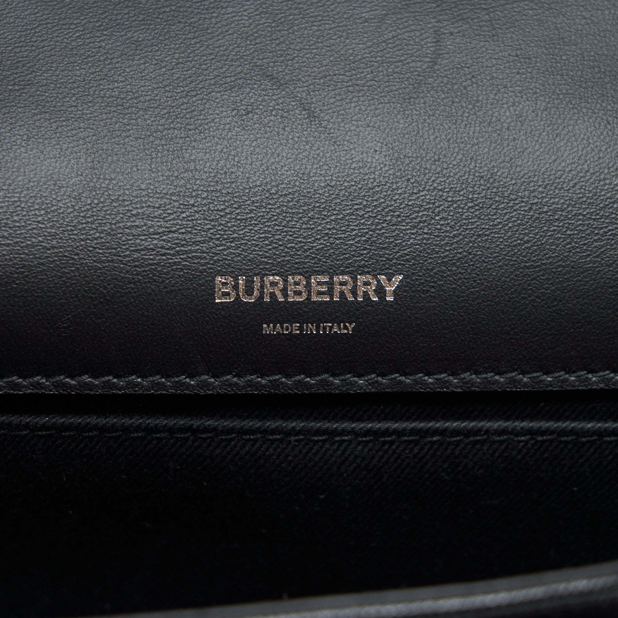 BURBERRY SMALL HORSEFERRY PRINT QUILTED LOLA BAG BLACK SHW