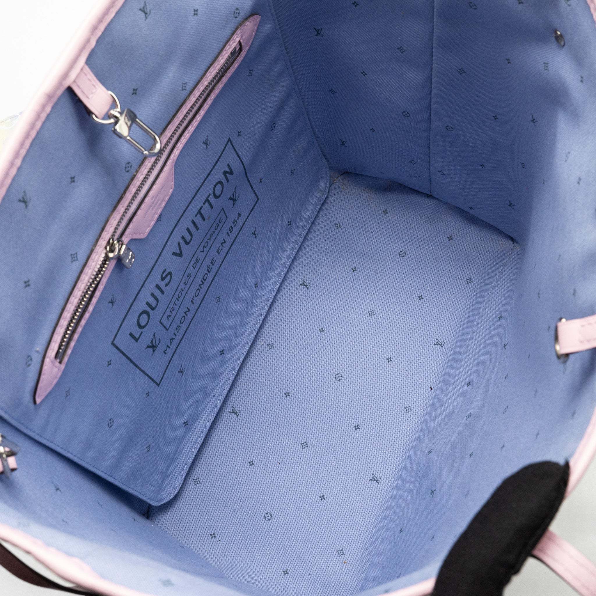 LOUIS VUITTON NEVERFULL MM ESCAL GIANT CANVAS PASTEL PINK SHW