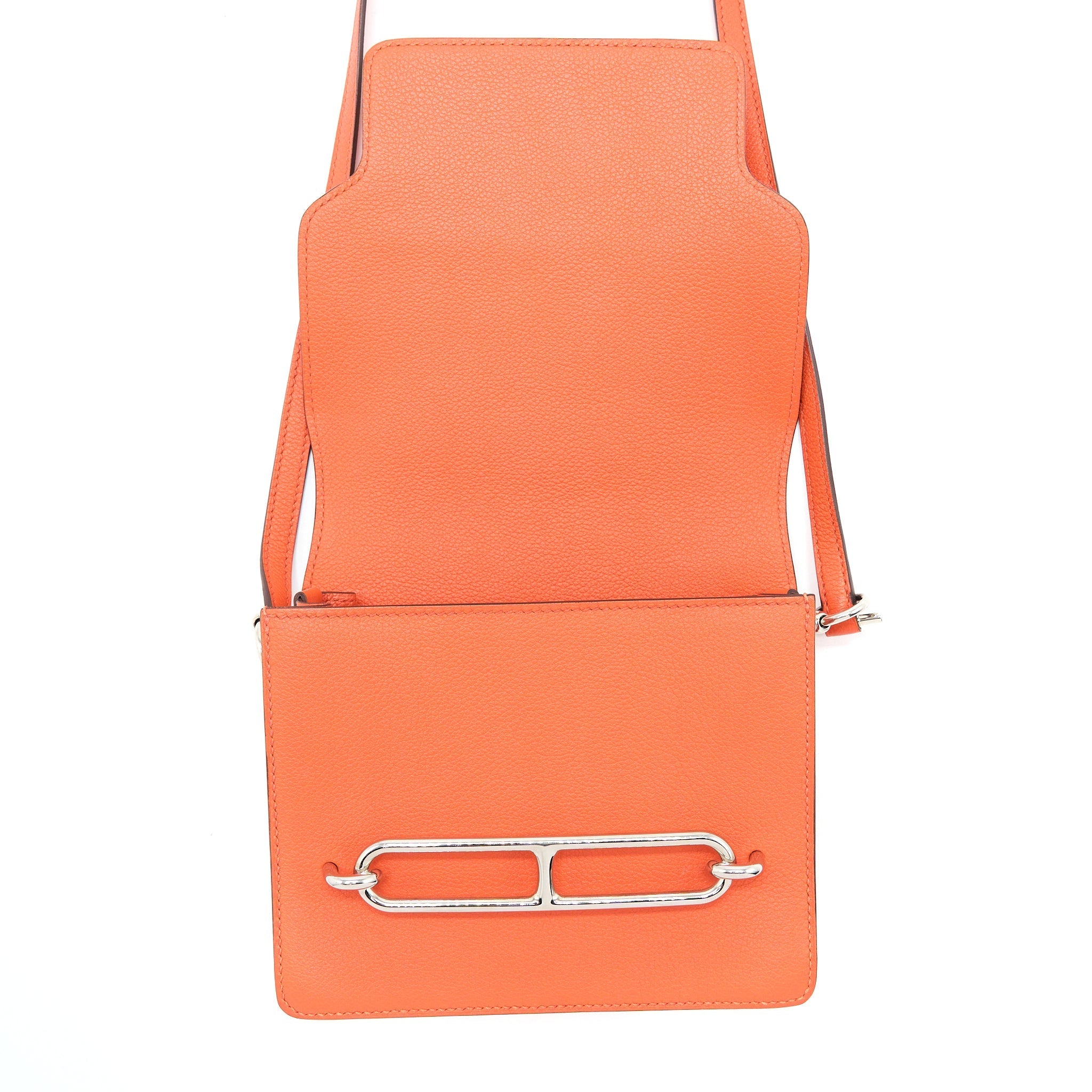 HERMES MINI ROULIS EVERCOLOR 9T CAPUCINE SHW