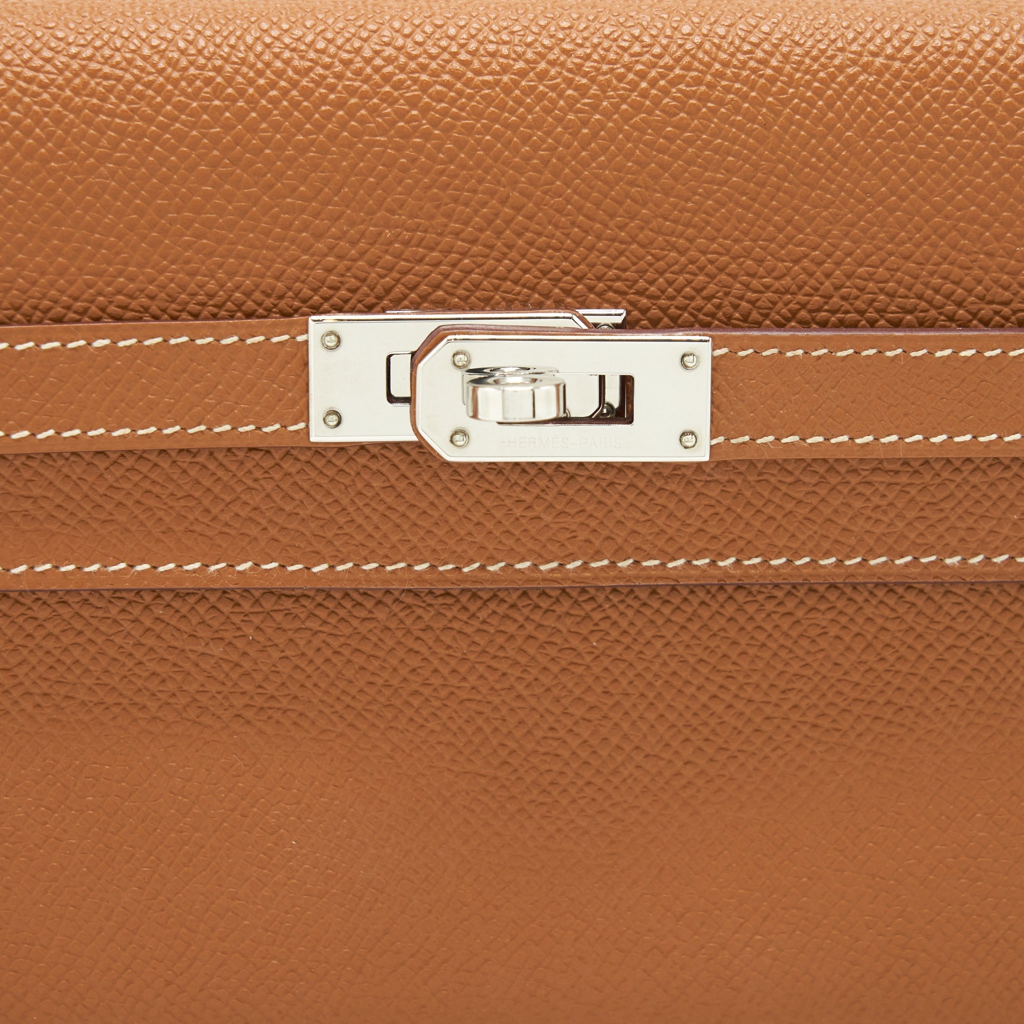 HERMES KELLY LONG WALLET EPSOM GOLD SHW