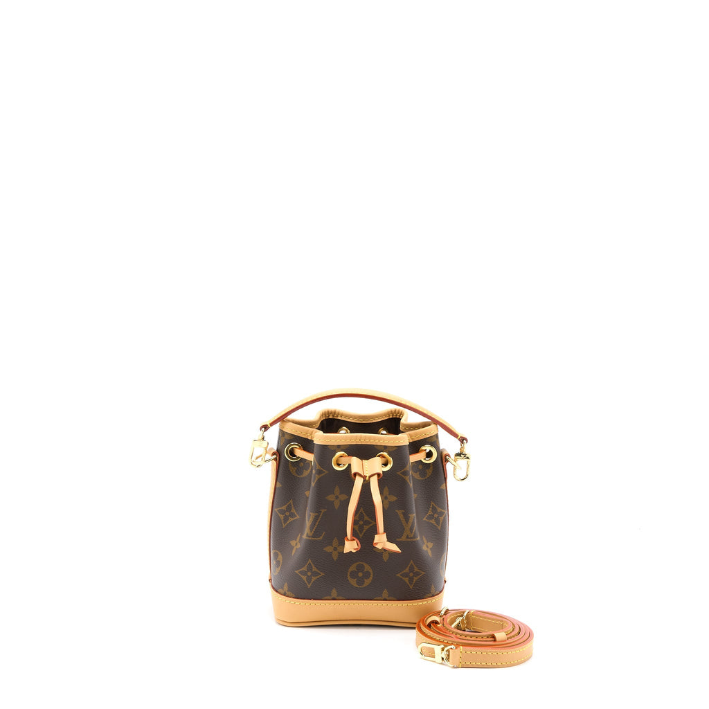 LOUIS VUITTON NANO NOE MONOGRAM CANVAS GHW (NEW VERSION)