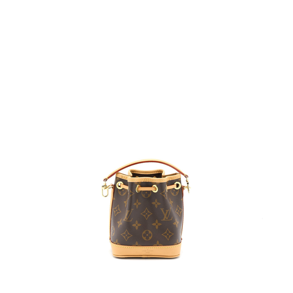 LOUIS VUITTON NANO NOE MONOGRAM CANVAS GHW (NEW VERSION)