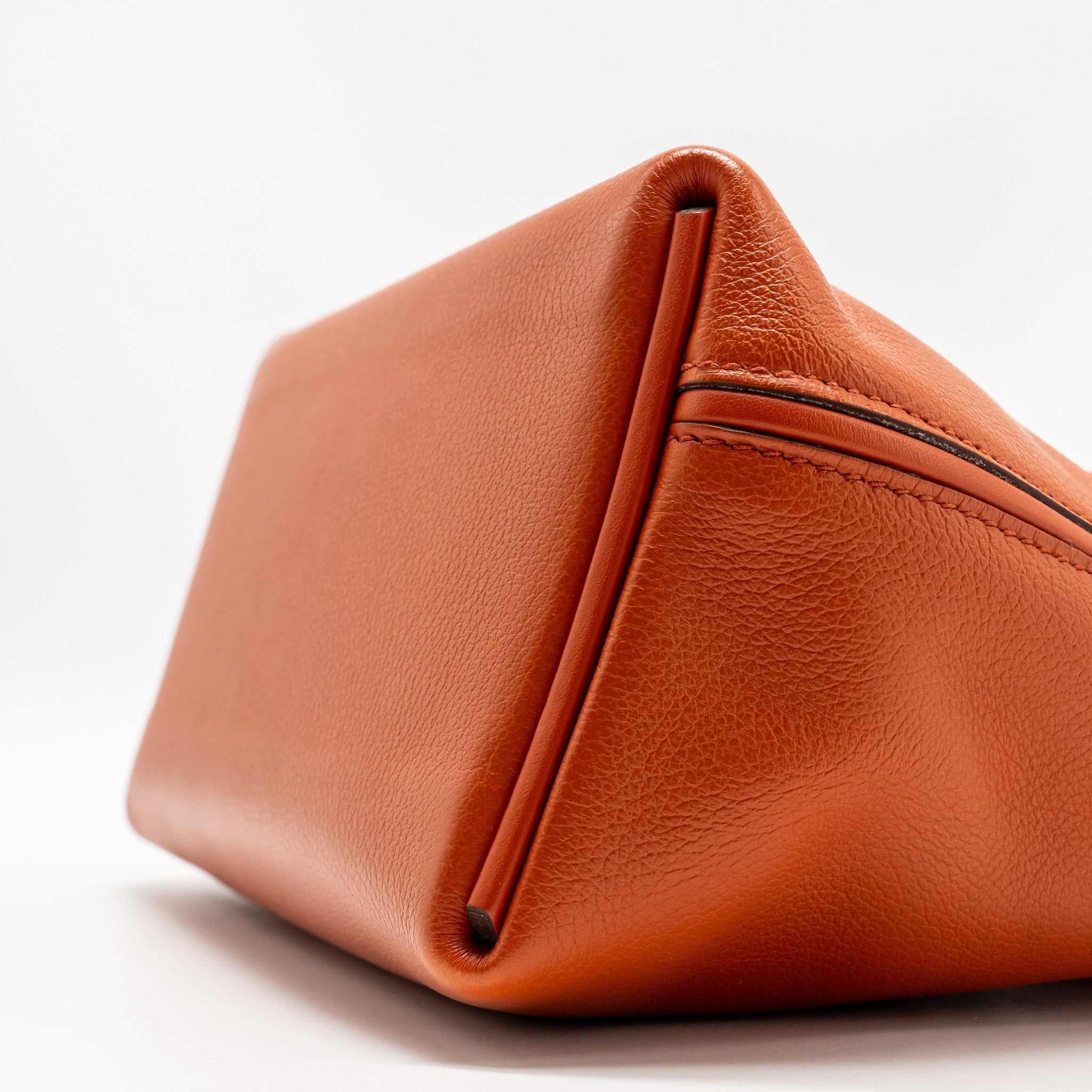HERMES MINI 24/24 2424-21 BAG EVERCOLOR/ SWIFT TERRE/ CAPUCINE / ANEMONE GHW