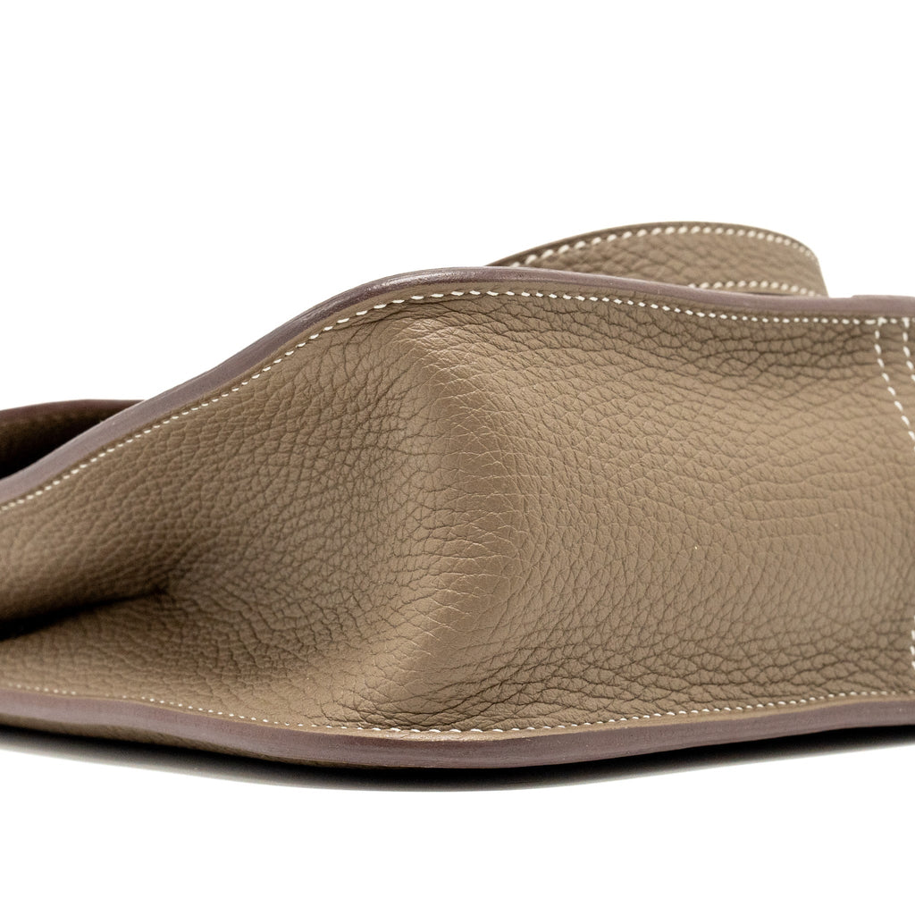HERMES HALZAN 25 CLEMENCE ETOUPE GHW