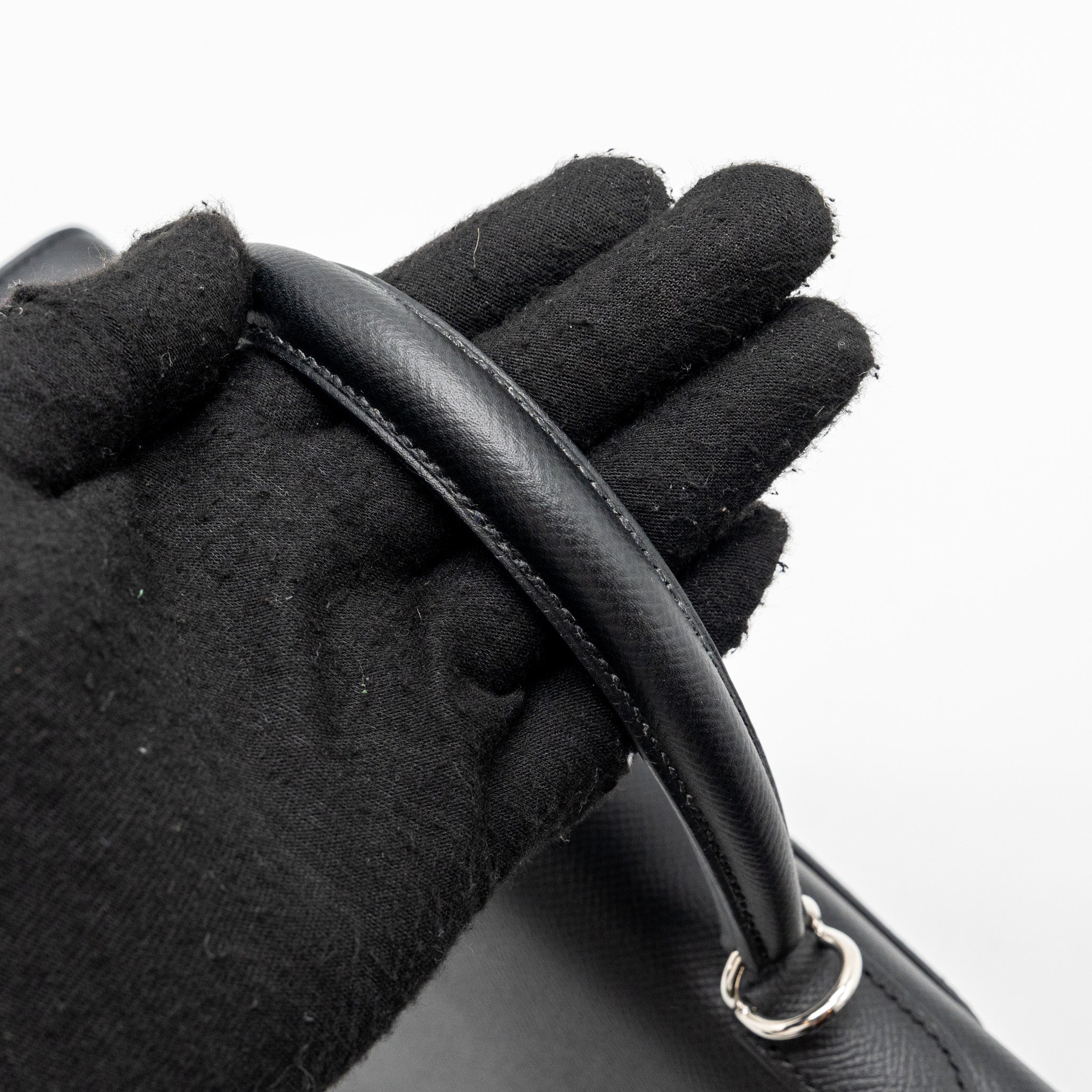 HERMES KELLY 28 LETTER C SPECIAL ORDER EPSOM/TOGO/CHÈVRE MYSORE BLACK/BLUE SHW