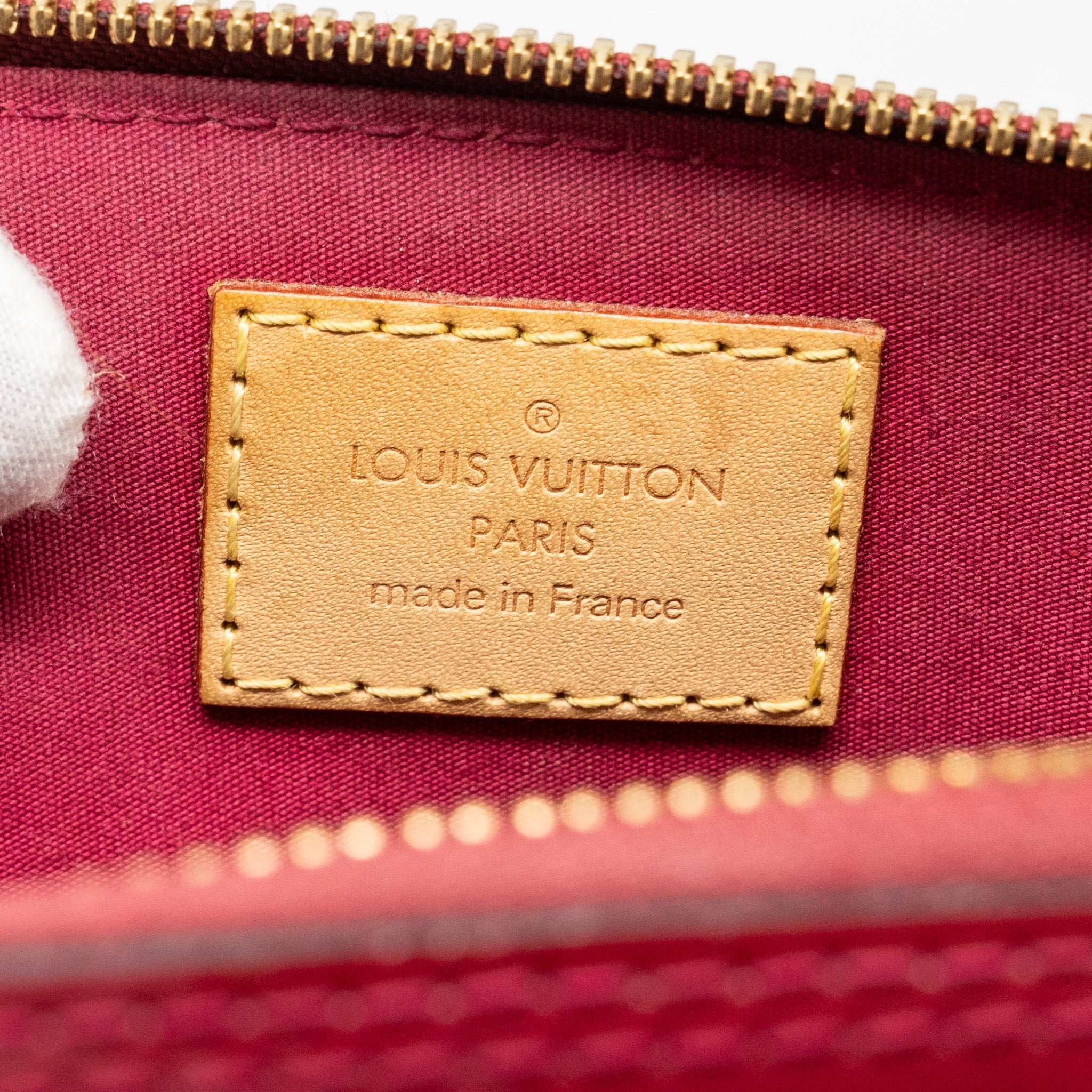 LOUIS VUITTON ALMA BB PATENT INDIAN ROSE GHW
