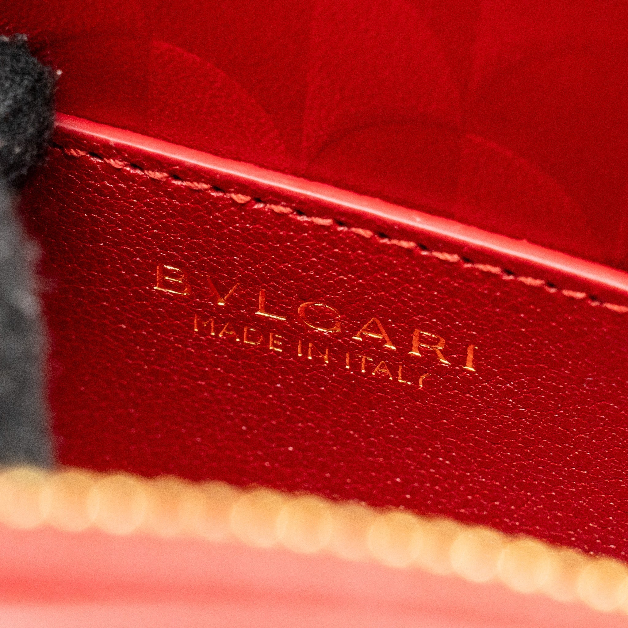 BVLGARI MARQUISE SMALL TOP HANDLE BAG ROYAL RUBY GOAT LEATHER RED GHW