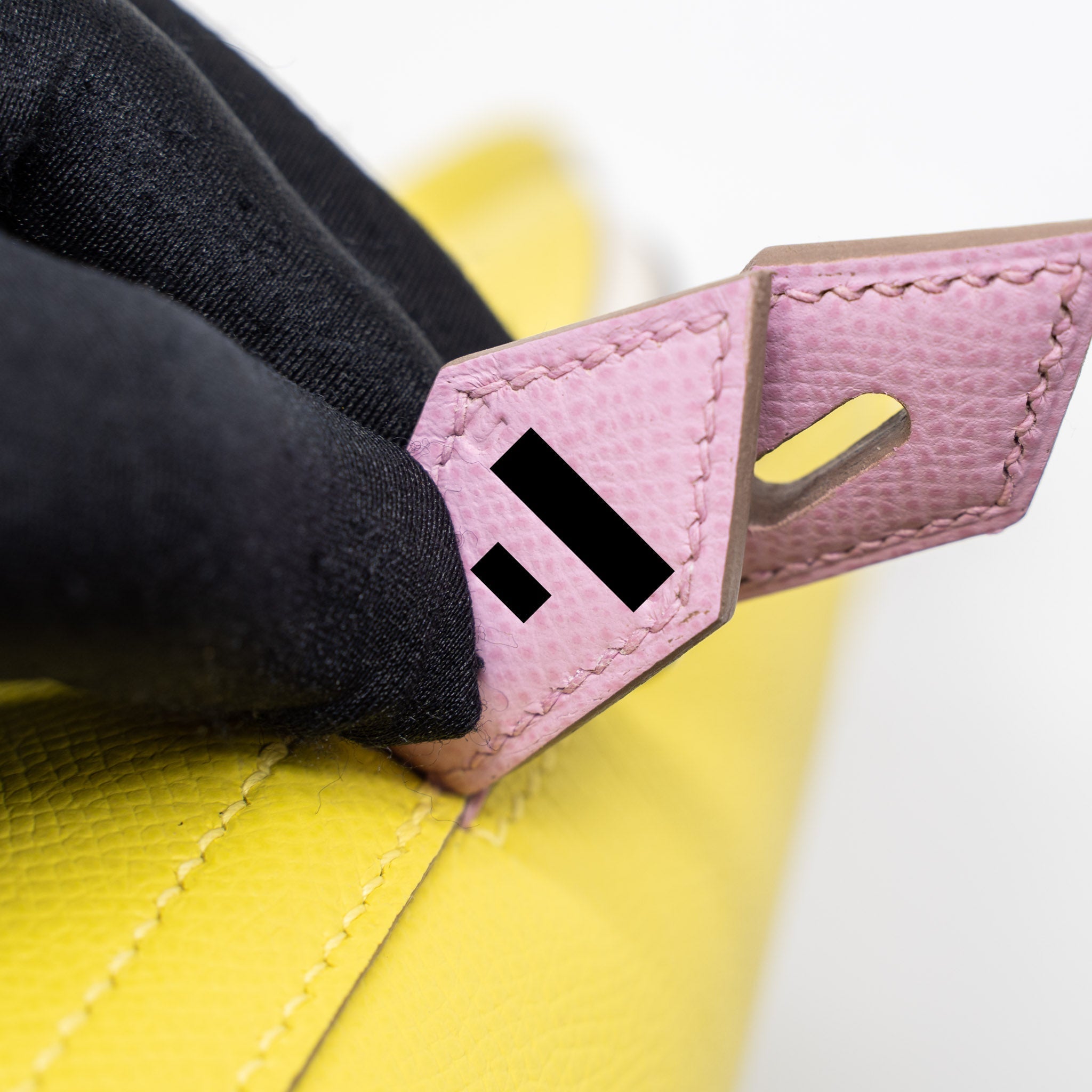 HERMES BOLIDE 1923 25 EPSOM LIME/MAUVE SYLVESTRE/NATA SHW