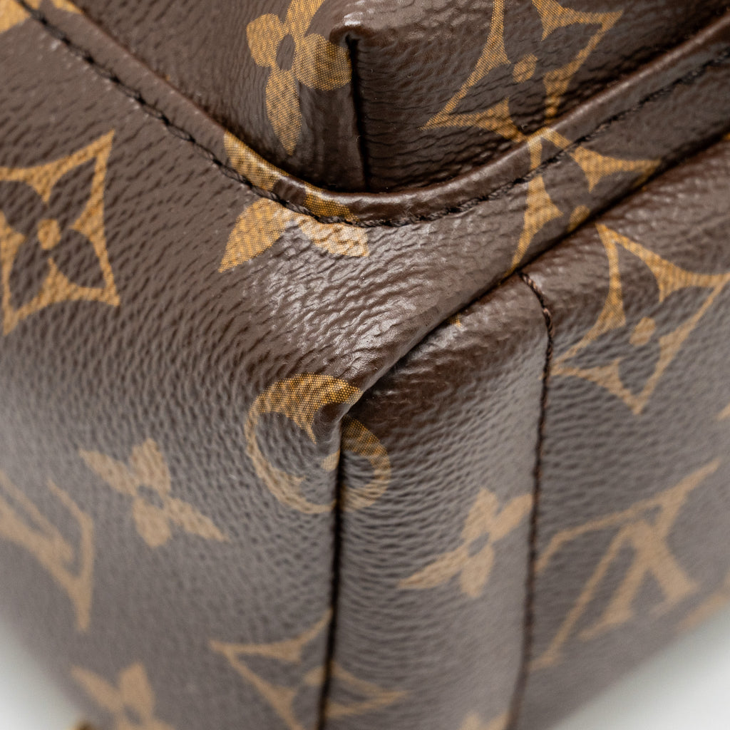 LOUIS VUITTON MINI PALM SPRING BACKPACK MONOGRAM CANVAS GHW