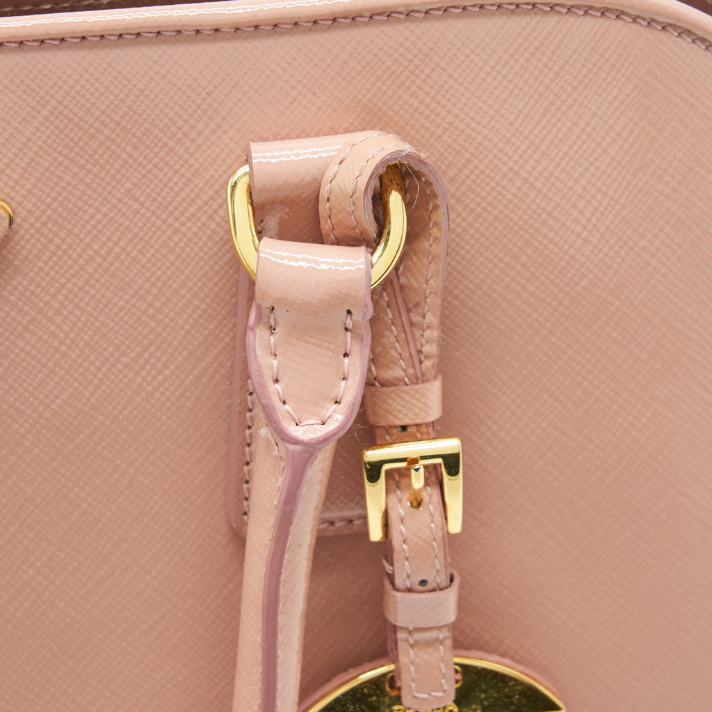 PRADA SAFFIANO TOTE BAG NUDE GHW